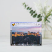 ユネスコWHS – グラナダ，アルハンブラ ポストカード (スタンド正面)