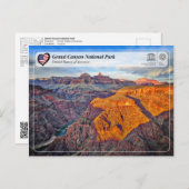 ユネスコWHS – グランドキャニオン国立公園 ポストカード (正面/裏面)