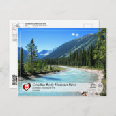 ユネスコWHS – コテネー国立公園 ポストカード (正面/裏面)