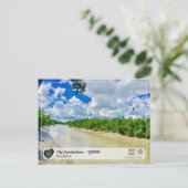 ユネスコWHS -サンダルバン ポストカード (スタンド正面)