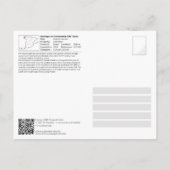 ユネスコWHS – サンティアゴ・デ・コンポステラ大聖堂 ポストカード (裏面)