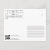 ユネスコWHS – サンティアゴ・デ・コンポステラ(旧市街) ポストカード (裏面)