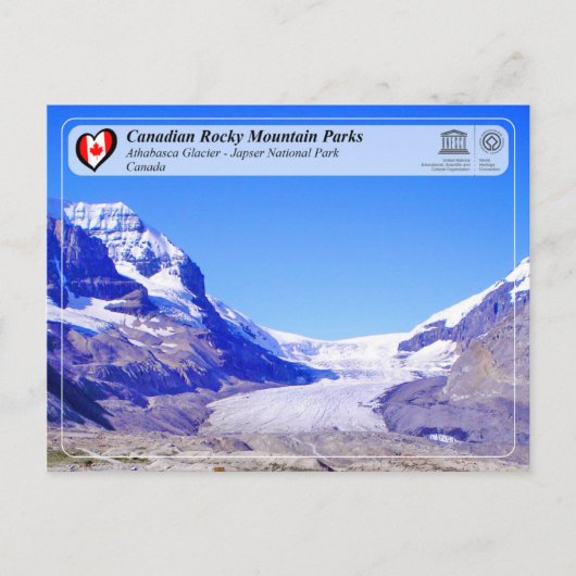 ユネスコWHS – ジャスパー国立公園 ポストカード (正面)