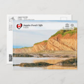 ユネスコWHS – ジョギンス化石の崖 ポストカード (正面/裏面)