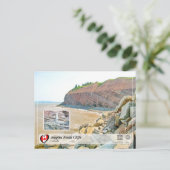 ユネスコWHS – ジョギンス化石の崖 ポストカード (スタンド正面)