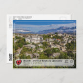 ユネスコWHS – ジロカストラのミュージアム ポストカード (正面/裏面)