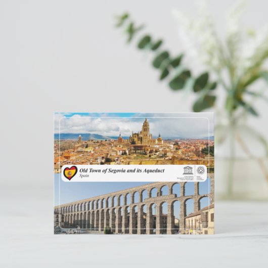 ユネスコWHS – セゴヴィア旧市街とその水道 ポストカード (スタンド正面)