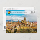 ユネスコWHS – セゴヴィア旧市街とその水道 ポストカード (正面/裏面)