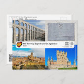 ユネスコWHS – セゴヴィア旧市街とその水道 ポストカード (正面/裏面)