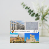 ユネスコWHS – セゴヴィア旧市街とその水道 ポストカード (スタンド正面)