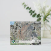 ユネスコWHS – タンバリーの岩石文字 ポストカード (スタンド正面)