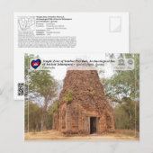 ユネスコWHS – テンプルゾーン・オブ・サンボル・プレクック ポストカード (正面/裏面)