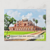 ユネスコWHS – デリーのHumayun's Tomb ポストカード (正面)