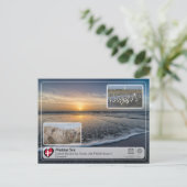 ユネスコWHS – デンマークの和田海 ポストカード (スタンド正面)