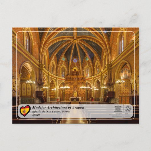 ユネスコWHS – トッレ・イグレシアデサンペドロ ポストカード (正面)