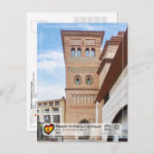 ユネスコWHS – トッレ・イグレシアデサンペドロ ポストカード (正面/裏面)