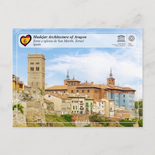 ユネスコWHS – トレ・デ・ラ・イグレシアデ・サン・マルティン ポストカード (正面)