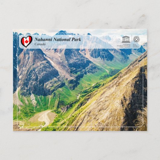 ユネスコWHS – ナハニ国立公園 ポストカード (正面)