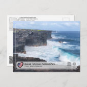 ユネスコWHS – ハワイ火山国立はがき ポストカード (正面/裏面)