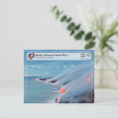 ユネスコWHS – ハワイ火山国立公園郵便 ポストカード (スタンド正面)