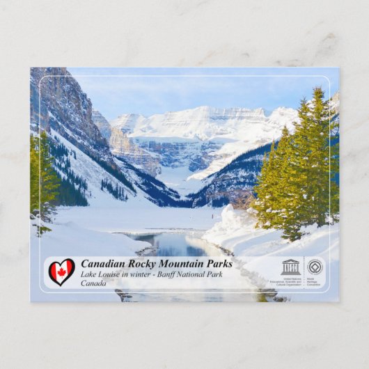 ユネスコWHS – バンフ国立公園 ポストカード (正面)