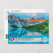 ユネスコWHS – バンフ国立公園 ポストカード (正面/裏面)