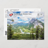 ユネスコWHS – バンフ国立公園 ポストカード (正面/裏面)