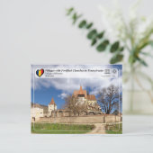 ユネスコWHS – ビエルタンの村はがき ポストカード (スタンド正面)