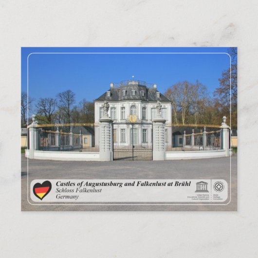ユネスコWHS – ファルケナスト城 ポストカード (正面)