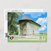 ユネスコWHS – モルダヴィアの教会 – Arbore ポストカード (正面/裏面)