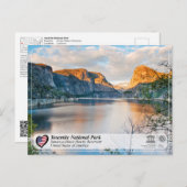 ユネスコWHS – ヨセミテ – ヘッチヘッチー湖 ポストカード (正面/裏面)