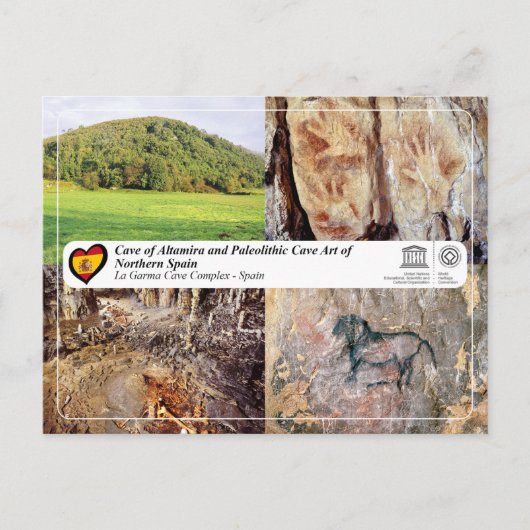 ユネスコWHS – ラガルマケーブコンプレックス ポストカード (正面)