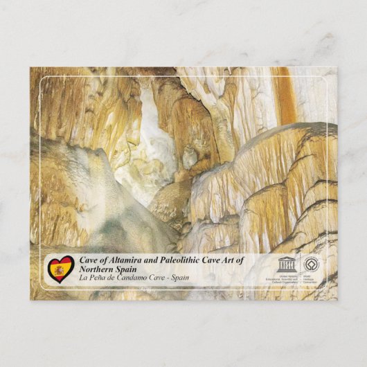 ユネスコWHS – ラペニャデキャンダモ洞窟 ポストカード (正面)