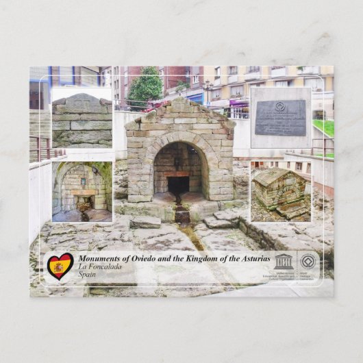 ユネスコWHS – ラ・フエンテ・デ・フォンカラダ ポストカード (正面)