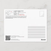 ユネスコWHS – リオプラタノ生物圏保護区 ポストカード (裏面)