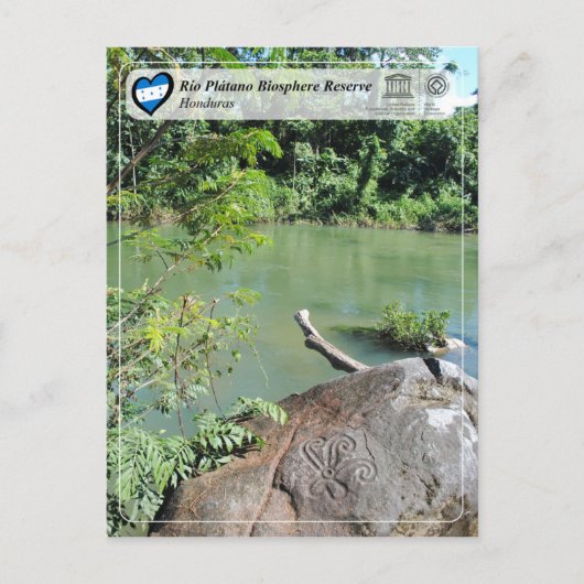 ユネスコWHS – リオプラタノ生物圏保護区 ポストカード (正面)