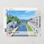 ユネスコWHS – リドーカナル ポストカード (正面/裏面)