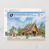 ユネスコWHS – ルアンプラバン – ワットXieng Thong ポストカード (正面/裏面)