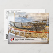 ユネスコWHS – レッドベイバスク捕鯨駅 ポストカード (正面/裏面)