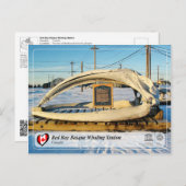 ユネスコWHS – レッドベイバスク捕鯨駅 ポストカード (正面/裏面)