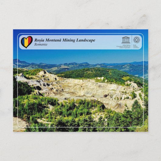 ユネスコWHS – ロシアモンタネブ鉱業の風景 ポストカード (正面)