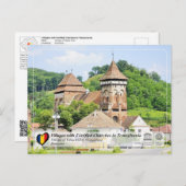 ユネスコWHS – ヴァレアの村ビロハガキ ポストカード (正面/裏面)