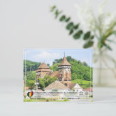 ユネスコWHS – ヴァレアの村ビロハガキ ポストカード (スタンド正面)