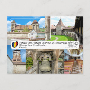 ユネスコWHS – ヴァレアの村ビロハガキ ポストカード