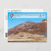 ユネスコWHS – 古代テーベ – テーベスのネクロポリス ポストカード (正面/裏面)