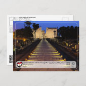 ユネスコWHS – 古代テーベ – ルクソールの神殿 ポストカード (正面/裏面)