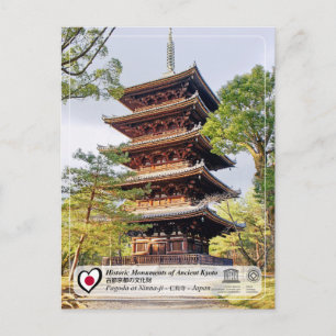 ユネスコWHS – 古代京都 – 仁和寺 – 仁和寺 ポストカード