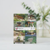 ユネスコWHS – 古都京都 – 宇治上神社 – 宇治上神社 ポストカード (スタンド正面)