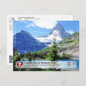ユネスコWHS -山アッシニボインプロディショナルパーク ポストカード (正面/裏面)