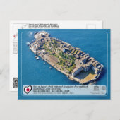 ユネスコWHS – 明治 – 羽島炭鉱 – 端島炭坑 ポストカード (正面/裏面)